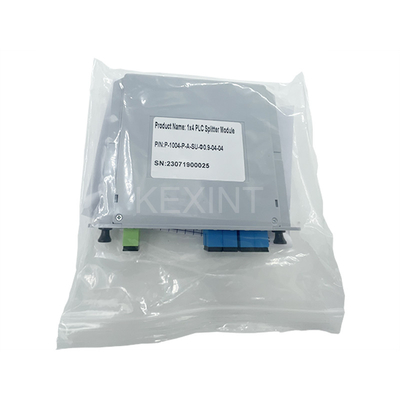 KEXINT FTTH LGX Τύπος κάρτας PLC Optical Splitters 1x4 SC UPC G657A1 Fiber Optic PLC Splitter