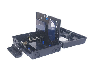 24 μαύρα ABS SMC PC εγκατάστασης Πολωνού κιβωτίων διανομής οπτικών ινών πυρήνων