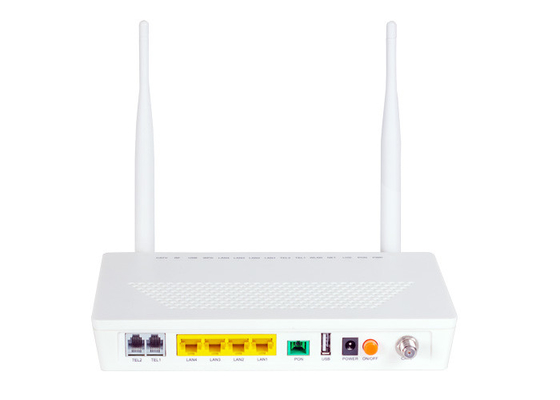 Ethernet 4 Gigabit GEPON ONU 1 υποστήριξη IPv4 USB 4GE 2POTS WIFI CATV και διπλός σωρός IPv6