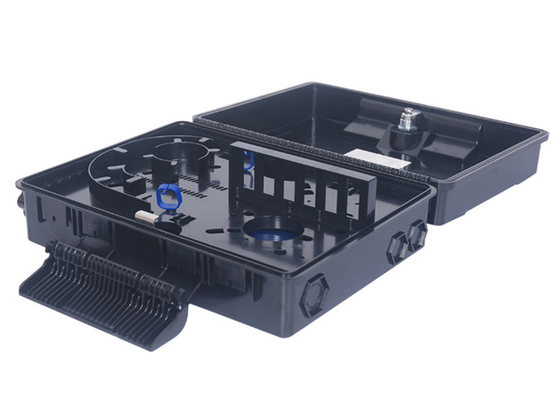 24 μαύρα ABS SMC PC εγκατάστασης Πολωνού κιβωτίων διανομής οπτικών ινών πυρήνων