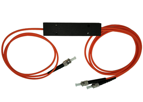 WDM συζευκτήρων CCTV πολλαπλού τρόπου FBT 1*2 οπτική ίνα 50/125 850nm για το δίκτυο FTTH FTTB FTTX
