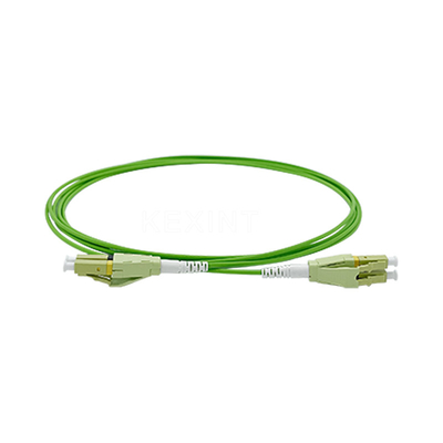 Οπτικό σκοινί LC UPC διπλό OM5 LSZH μπαλωμάτων ινών KEXINT Uniboot πράσινο