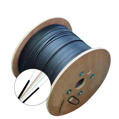 μαύρη εξωτερική θήκη PVC LSZH καλωδίων οπτικών ινών διαμέτρων 2.0mm 3.0mm