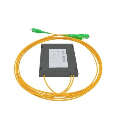 SC APC 3,0 MM 1x2 Fiber Optic PLC Splitter ABS Τύπος Χρήση για Κουτί διανομής 2 πυρήνων