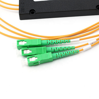 SC APC 3,0 MM 1x2 Fiber Optic PLC Splitter ABS Τύπος Χρήση για Κουτί διανομής 2 πυρήνων