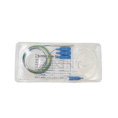1x3 SC / UPC Fiber Optical Plc Splitter 1 M μήκος