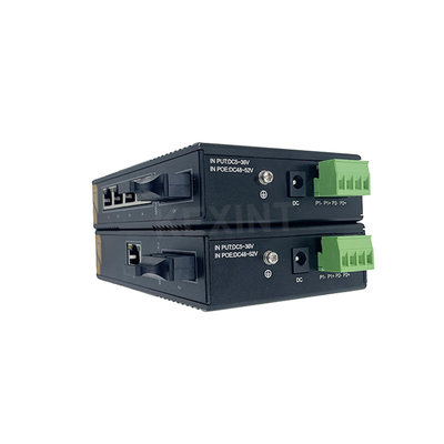 KEXINT Gigabit 1 Οπτική θύρα 4 Ηλεκτρική θύρα Βιομηχανικός (POE) Μετατροπέας μέσων μεταφοράς