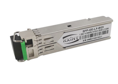 1.25 πομποδέκτης μέρος 20km T1550 R1310nm ενότητας LC SX οπτικών ινών SFP Gigabit Ethernet 1 ζευγαριών