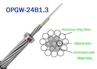 Το καλώδιο 24B1.3 οπτικών ινών OPGW ADSS κυμαίνεται 60 130 εξωτερικά υλικά καλώδια μετάλλων τηλεπικοινωνιών δύναμης