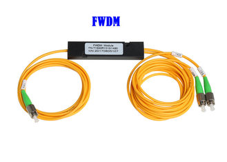 APC T1550 πολυδιαυλωτών FC τμήματος μήκους κύματος FWDM απομόνωση TV 1*2 45dB