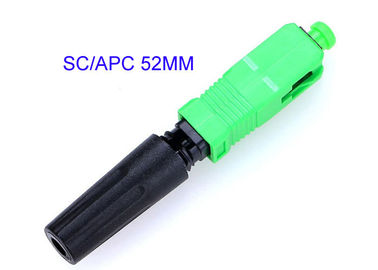 SC/APC γρήγορο δίκτυο 52mm Sc FC LC 0.3dB συνδετήρων FTTH οπτικών ινών γρήγορο μήκους