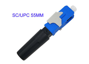 SC/UPC γρήγορη απώλεια 50cm εισαγωγής συνδετήρων 0.3dB οπτικών ινών γρήγορη ευθύς τύπος