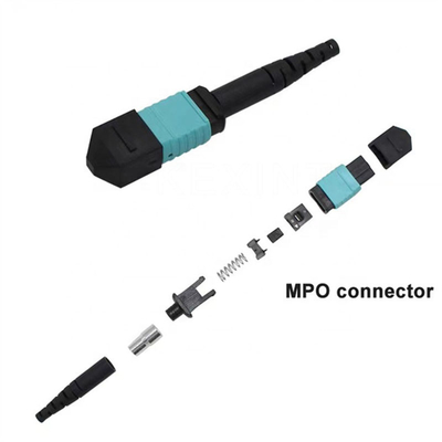 SM συνδετήρες οπτικών ινών IEC 60874-7 Mpo σκοινιού ΚΚ OM3 OM4 MTP MPO μπάλωμα